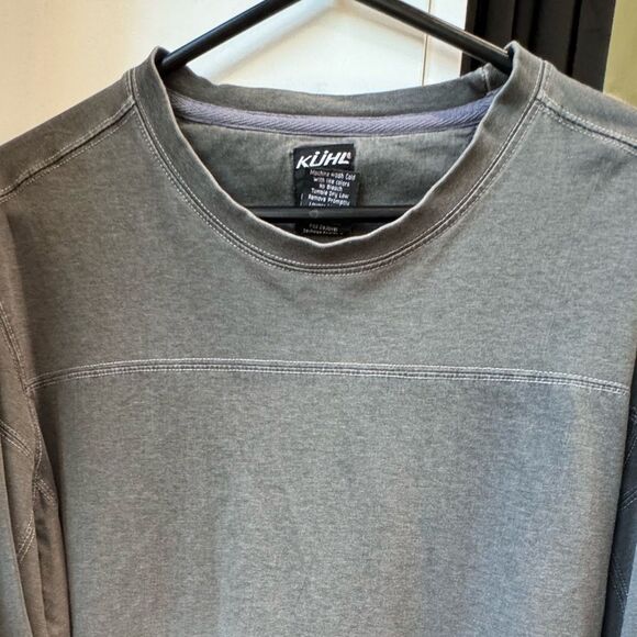 Kuhl Tshirt Grey long sleeve mens size M - Picture 7 of 7